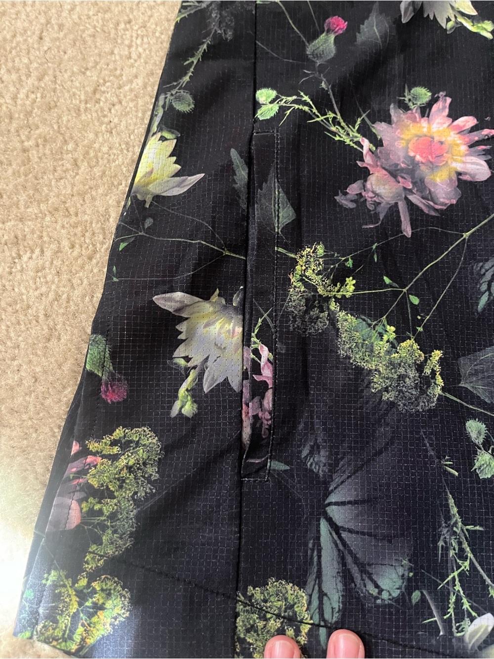 Oiselle Moody Floral Collared Roga Dress Sz4 - Picture 5 of 7